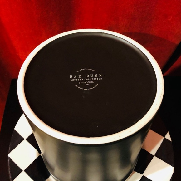 Rae Dunn Halloween Trick or Treat Ceramic Utensil Holder - Picture 4 of 5